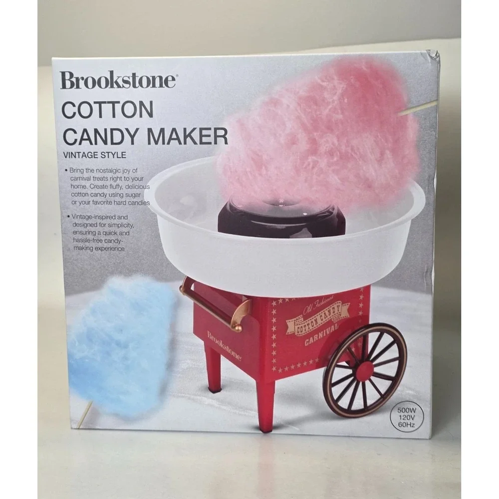Brookstone‎ Cotton Candy Maker Vintage Style BRAND NEW